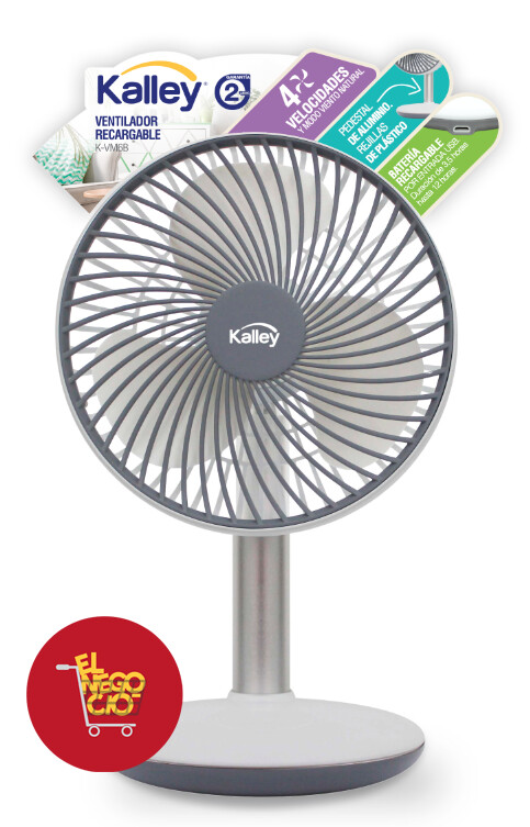 Ventilador recargable