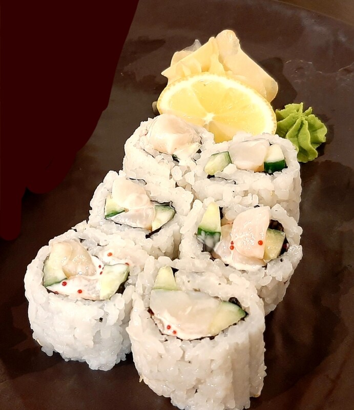 Chopped Scallop Roll