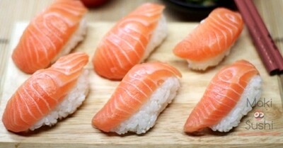 Atlantic Salmon Nigiri (6 pcs)