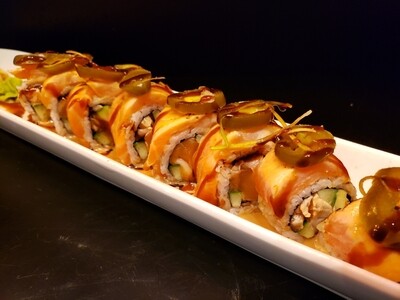 Gluten Free - Aburi Salmon Roll