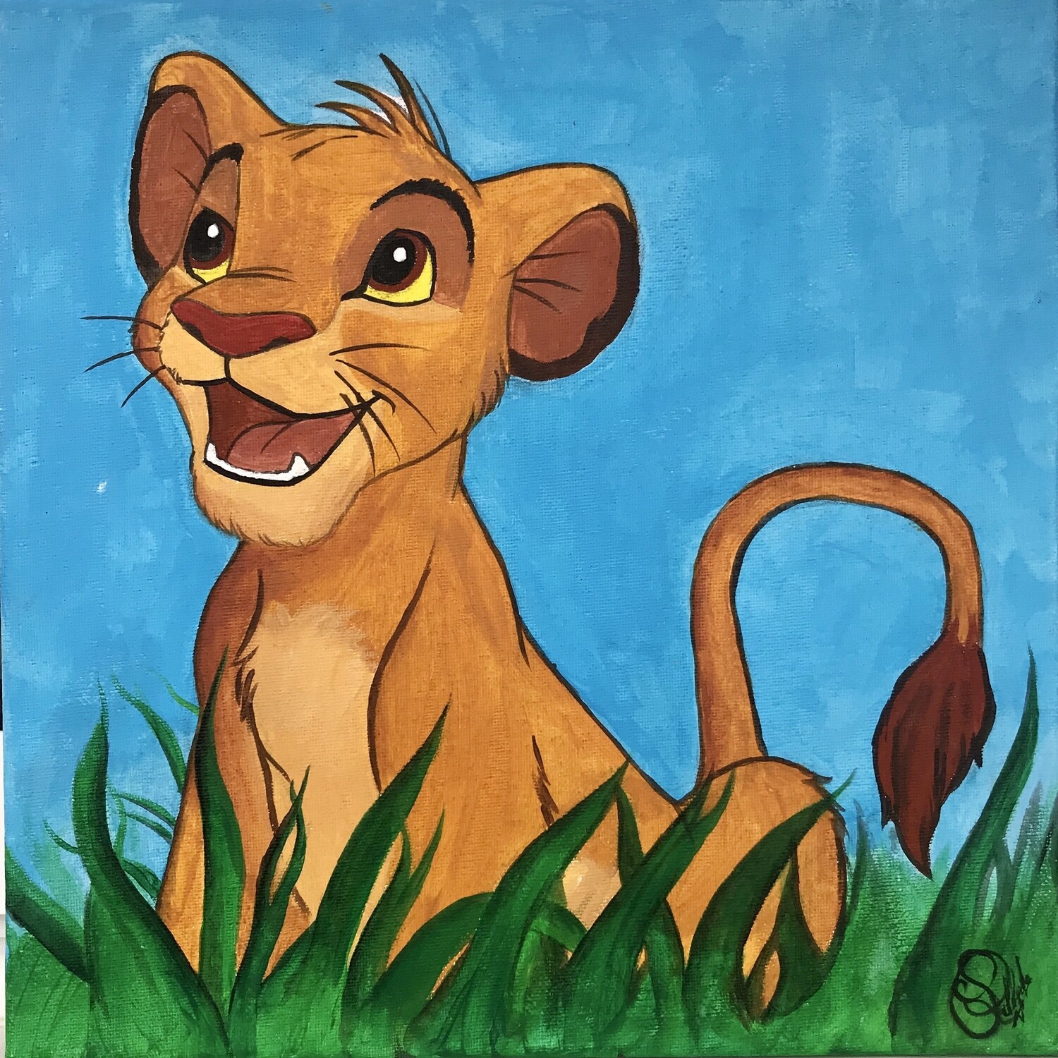 Cuadro "Simba" El Rey León - Disney