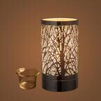 Touch Lamp/Warmer Black trees TP21501