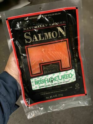4 Oz All Natural Irish Cured Salmon (Homarus) 4 Oz All Natural Irish Cured Salmon (Homarus)