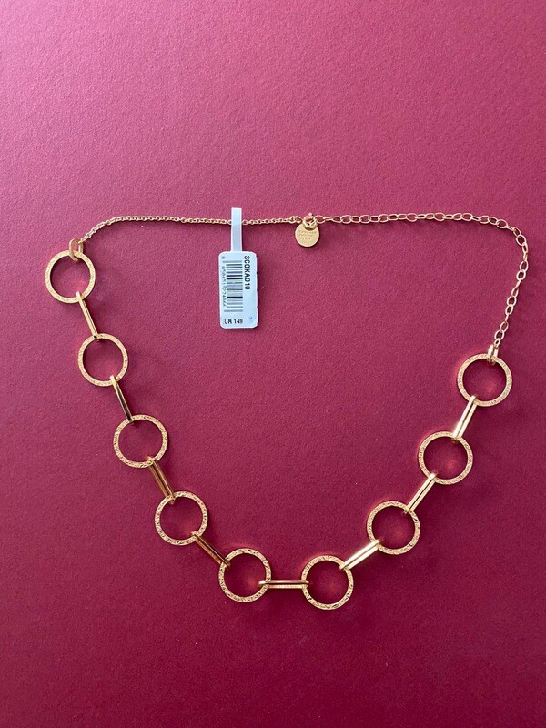Collana Rebecca In Argento Placcato In Oro
