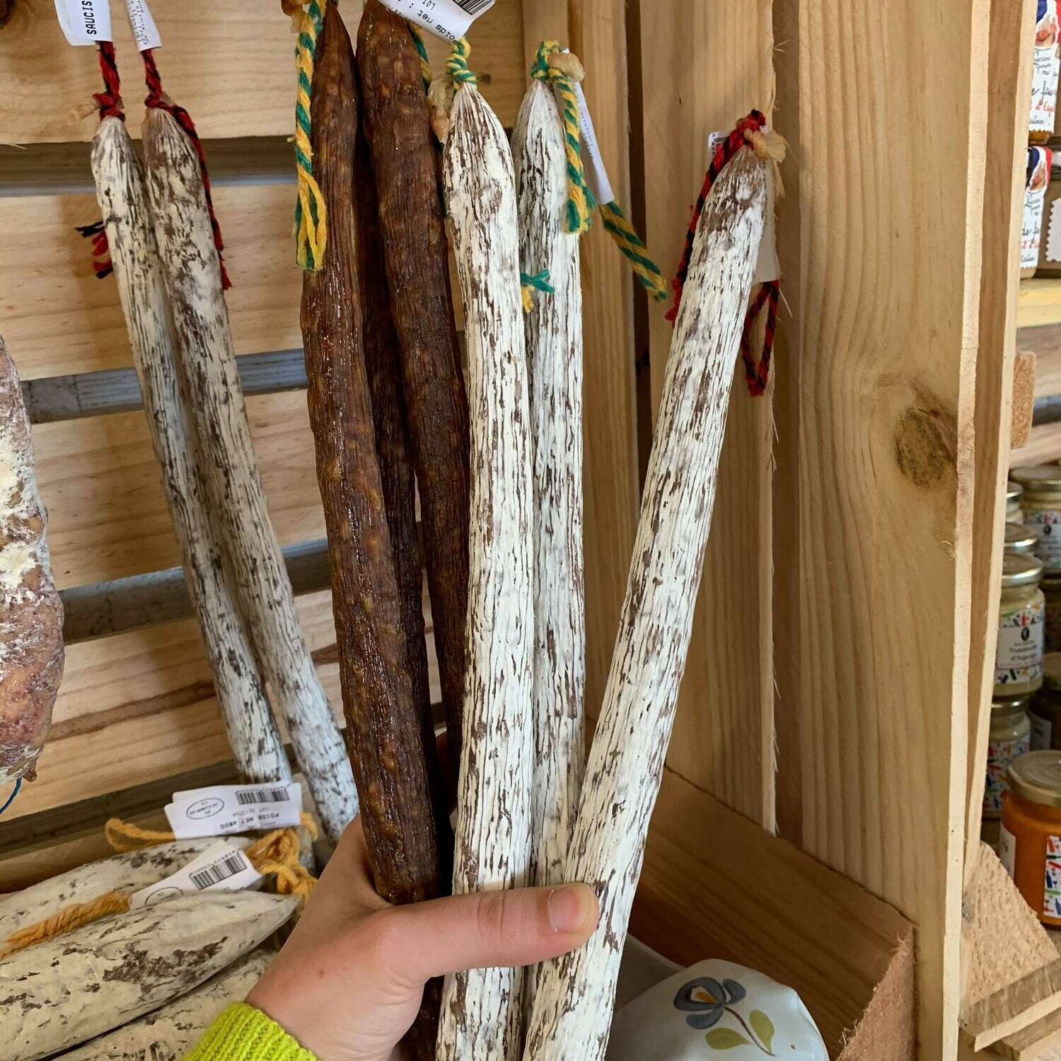 Saucisse sèche de canard (la pièce) Saucisse sèche de canard (la pièce)