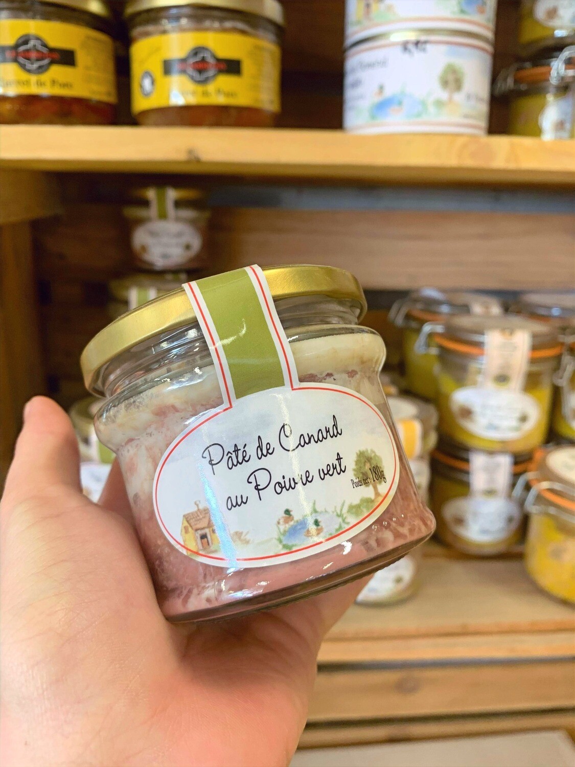 Pâté de canard au poivre vert Pâté de canard au poivre vert