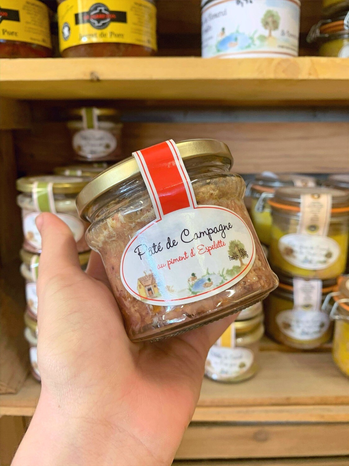 Pâté de campagne au piment d'Espelette Pâté de campagne au piment d'Espelette