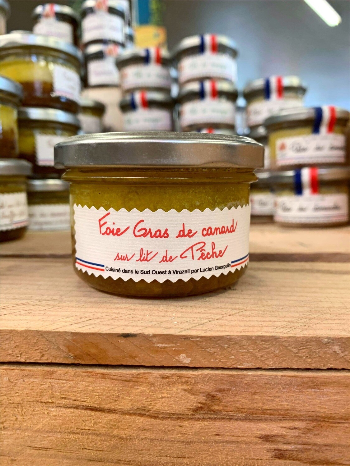 Foie gras de canard sur lit de poire Foie gras de canard sur lit de poire