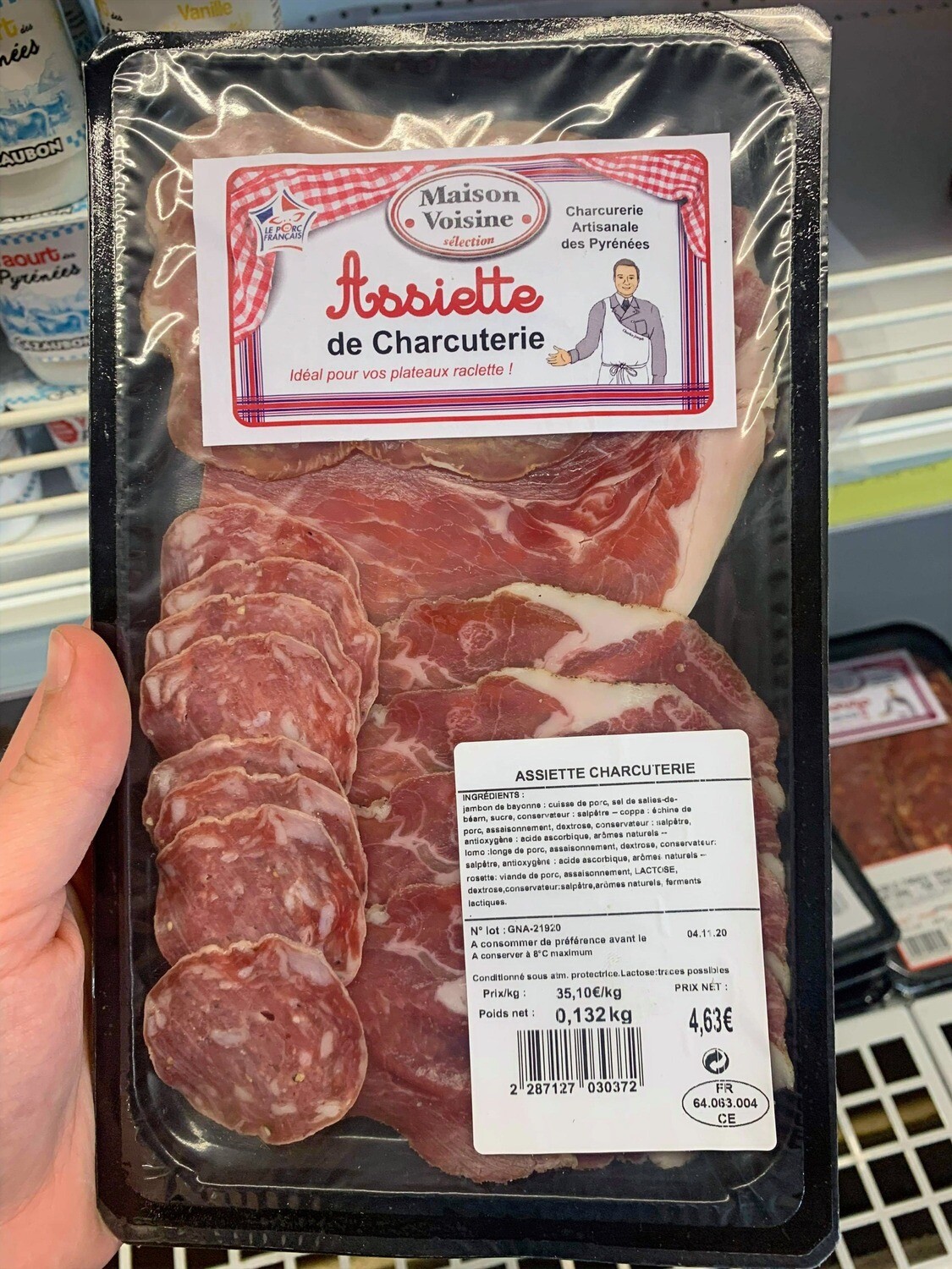 Assiette de charcuterie Assiette de charcuterie