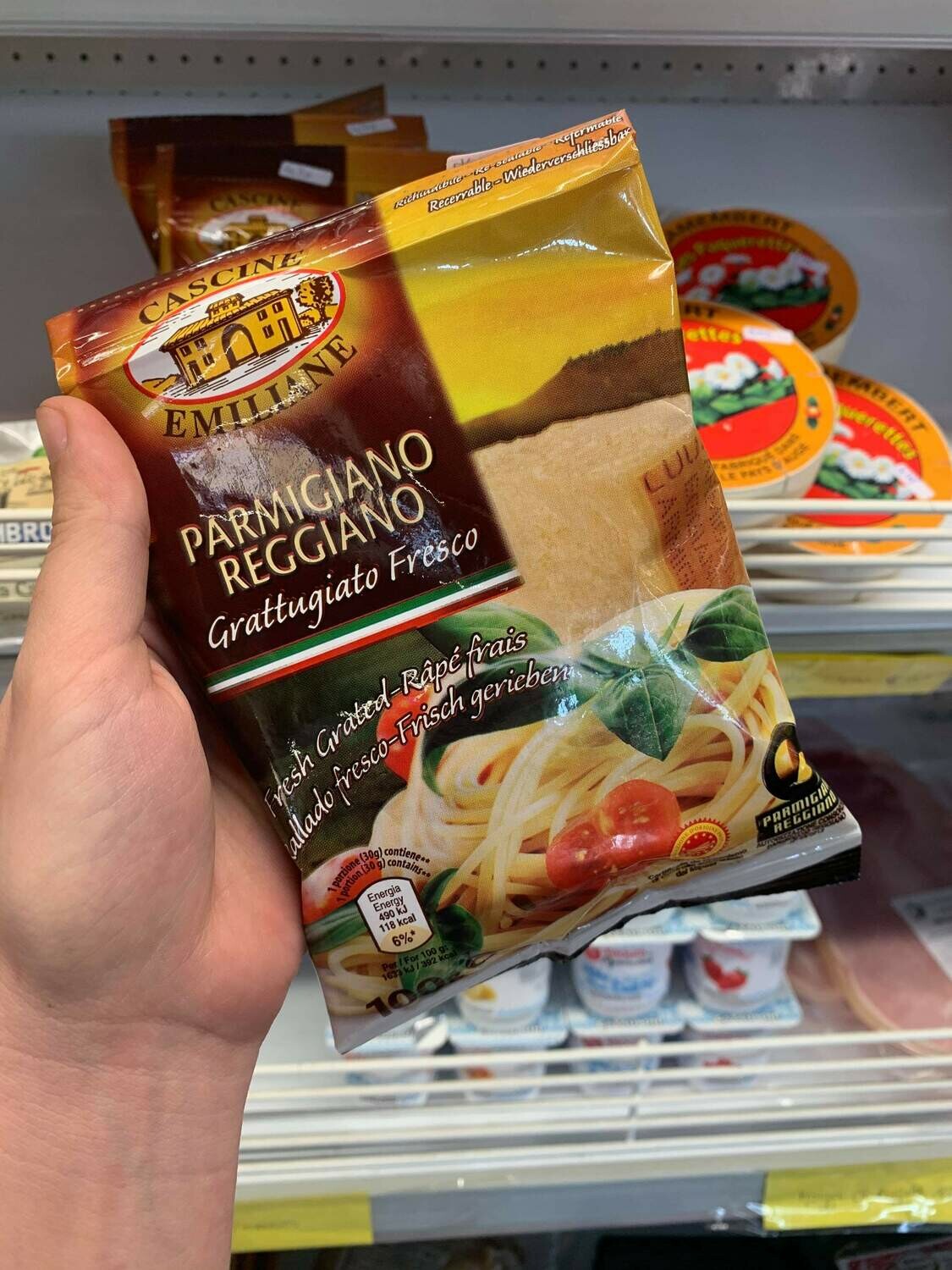 Parmesan râpé frais Parmesan râpé frais