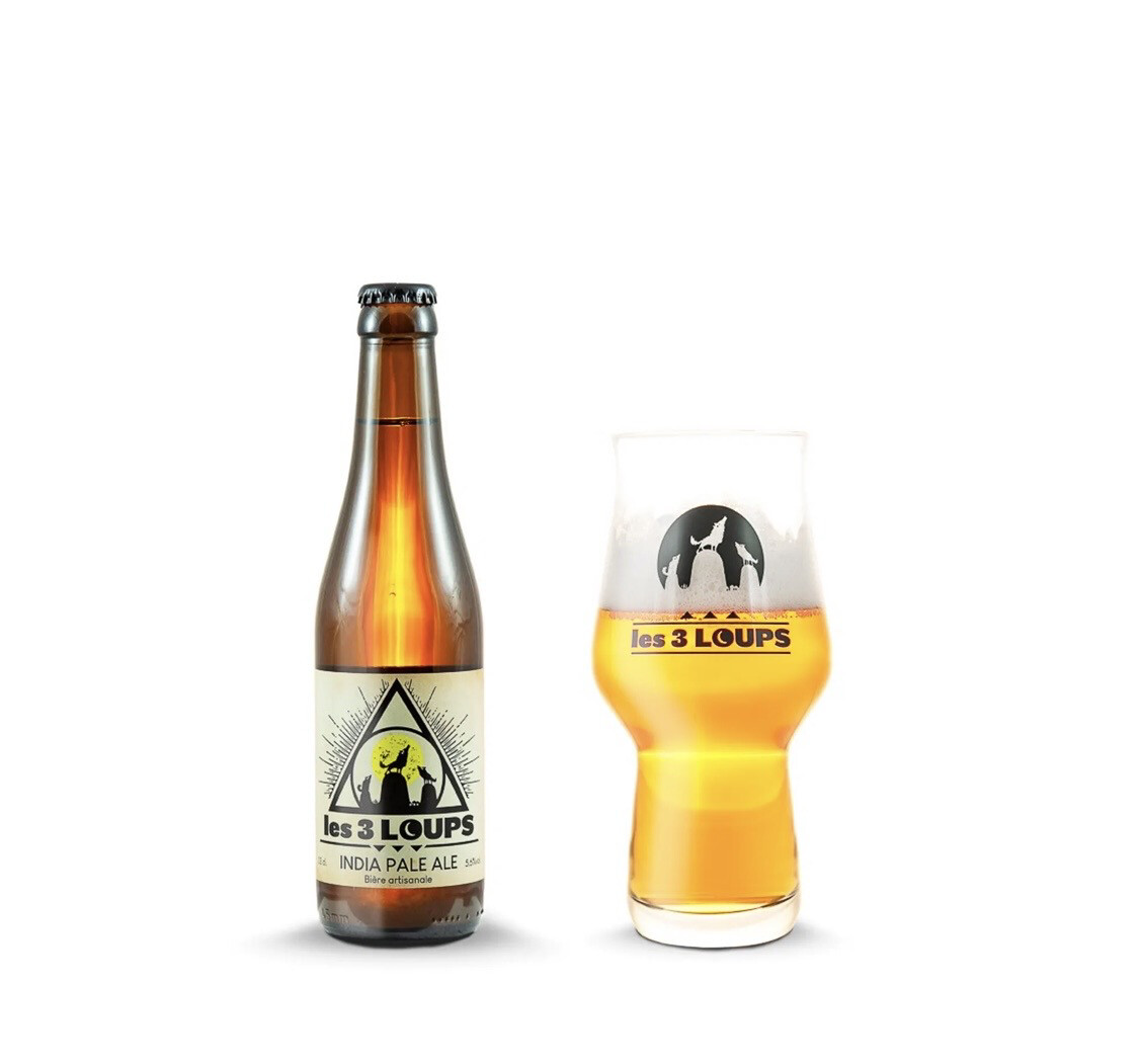 BIÈRE 3 LOUPS INDIA PALE ALE 5,6°V. ALC