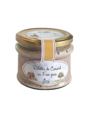 Rillettes de canard au foie gras