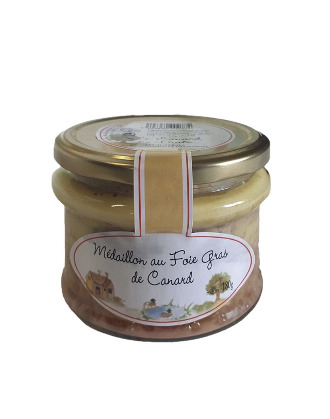 Médaillon au foie gras de Canard
