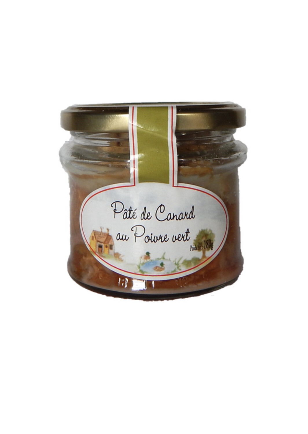 Pâté de canard au poivre vert