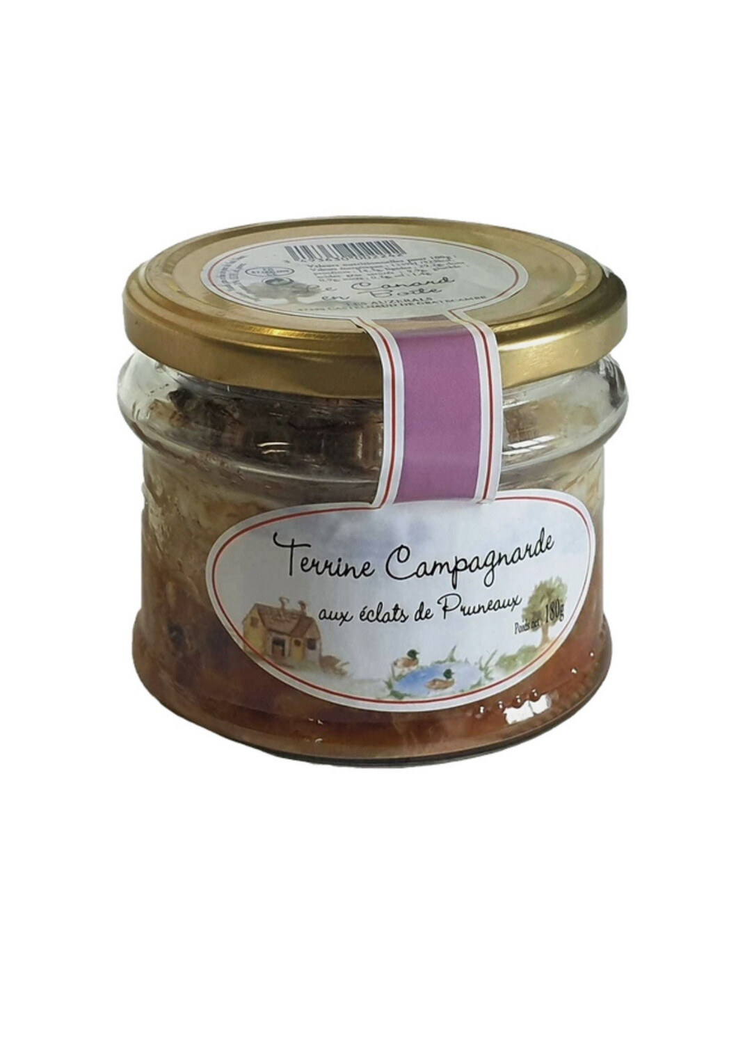 Terrine campagnarde aux éclats de pruneaux