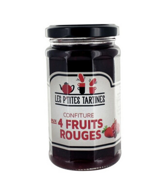 Confiture aux quatre fruits rouges