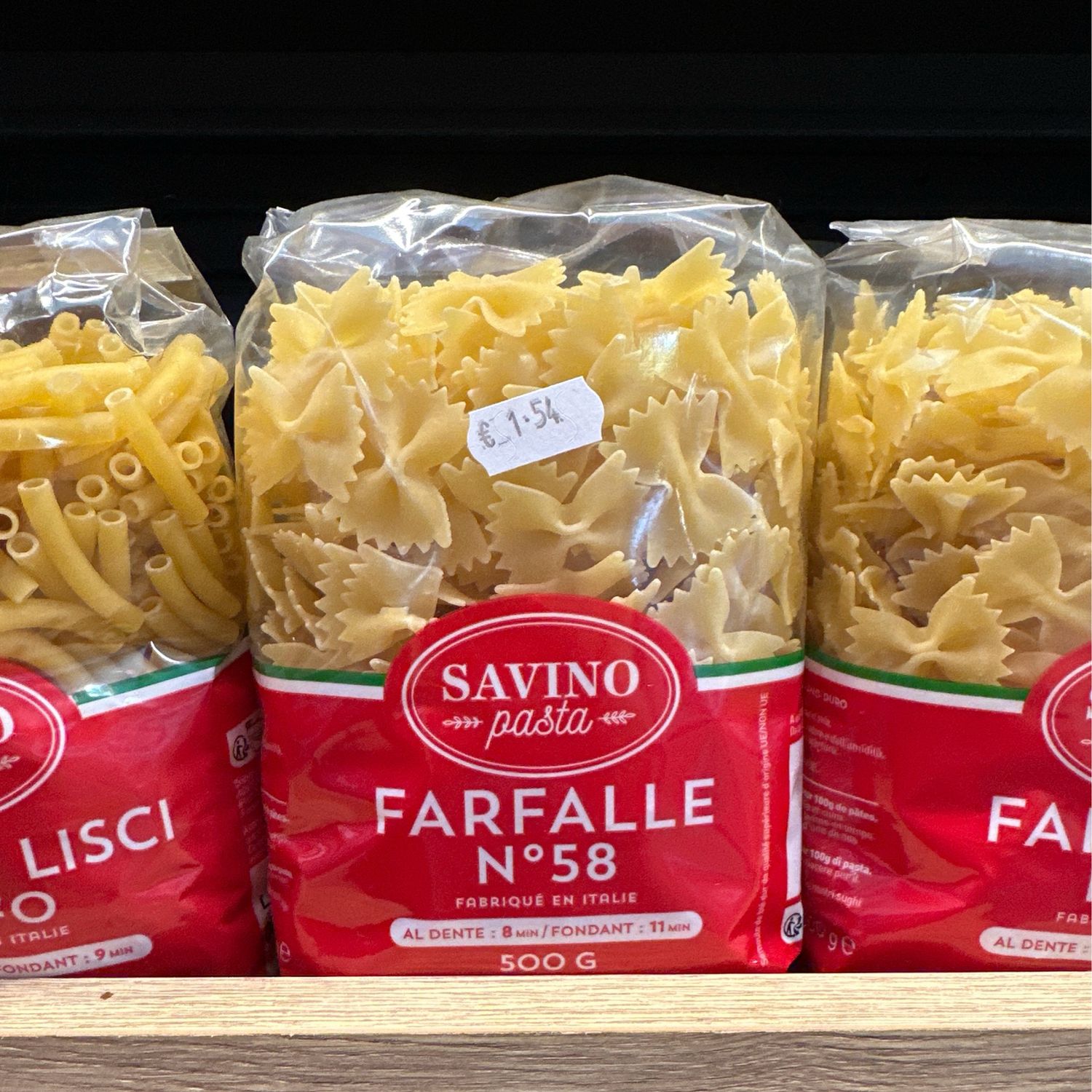 Pâte farfalle