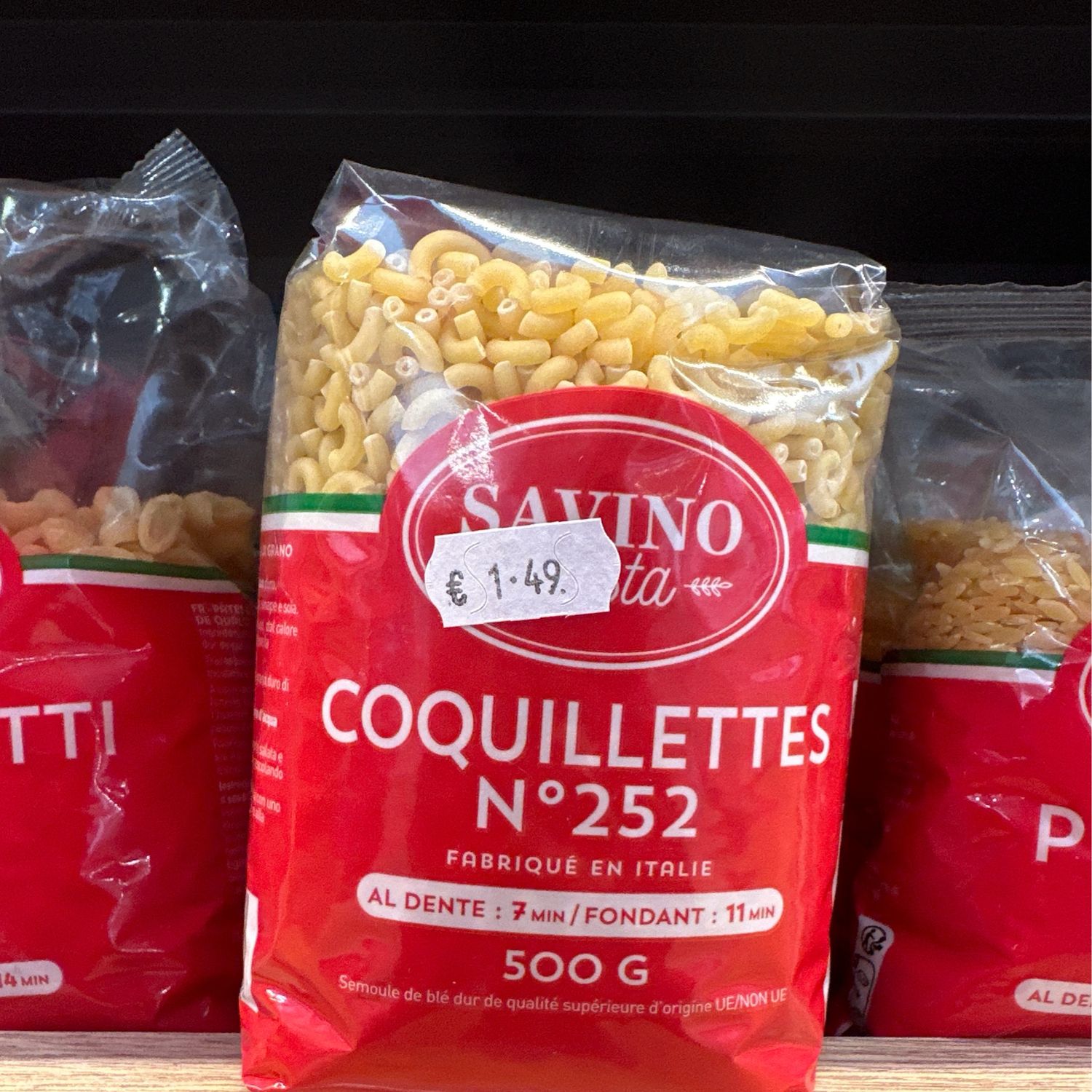 Pâtes coquillettes n252
