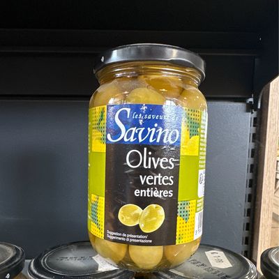 Olives vertes entières