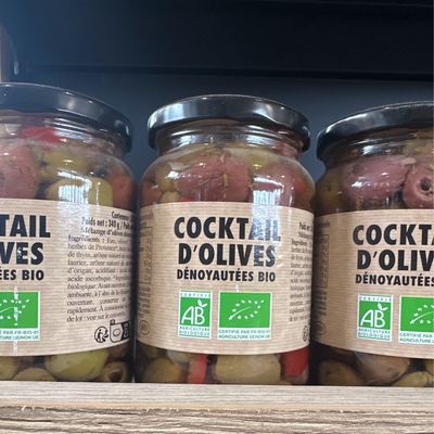 Cocktail d’olives dénoyautées bio