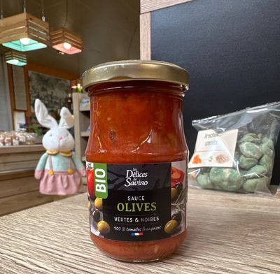 Sauce tomate aux olives BIO