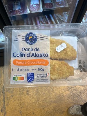 Pané de colin d’Alaska