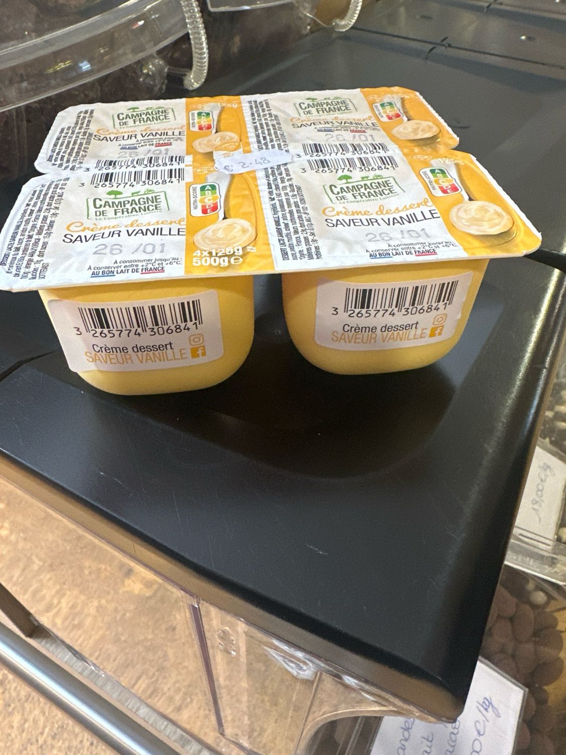 Crème dessert vanille