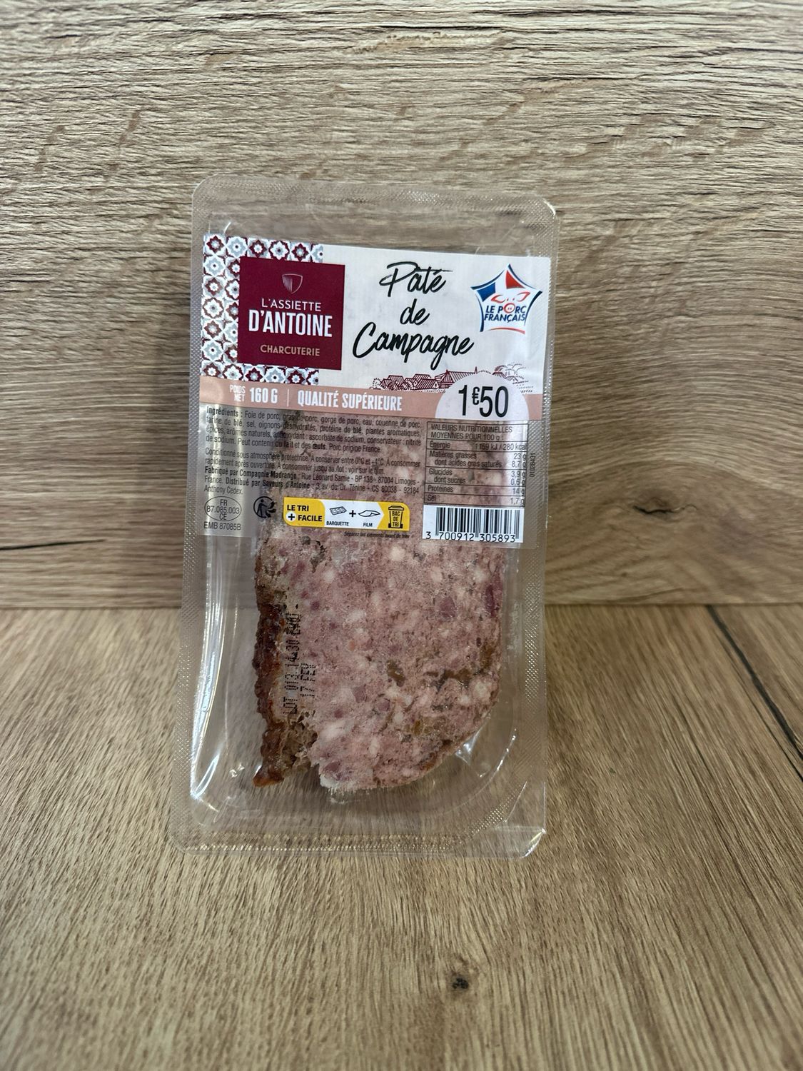 Pâté de campagne 160g