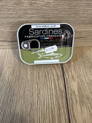 SARDINES à l’huile d’olive vierge extra