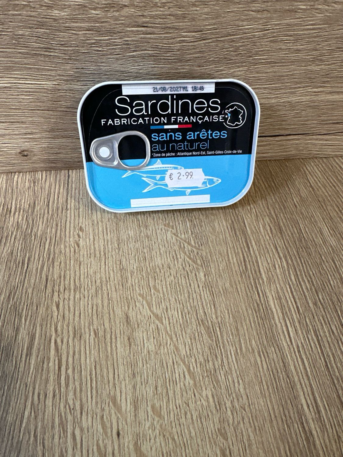 SARDINES sans arêtes au naturel