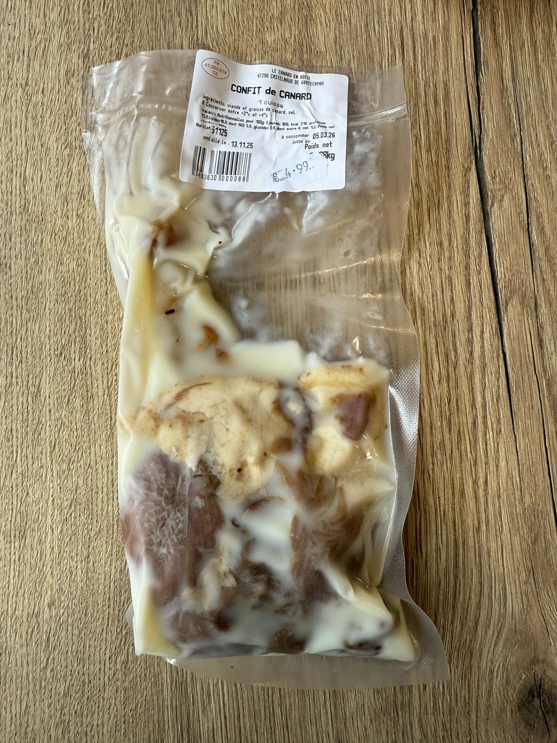 Cuisse de canard (la pièce)