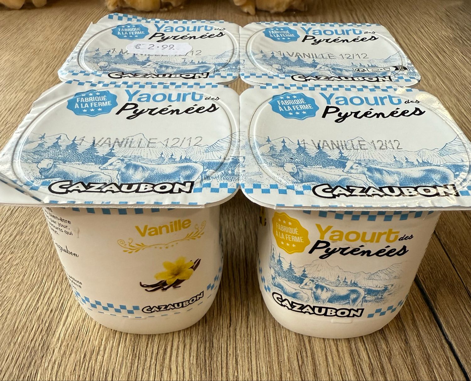 Yaourts des Pyrénées (x4)