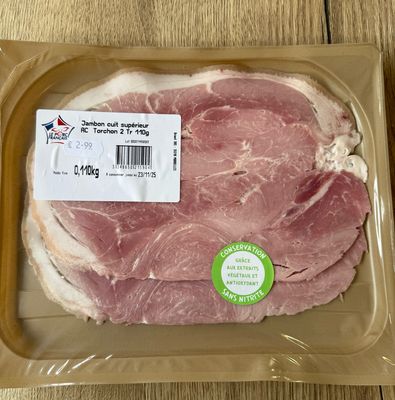 Jambon blanc - 2 tranches