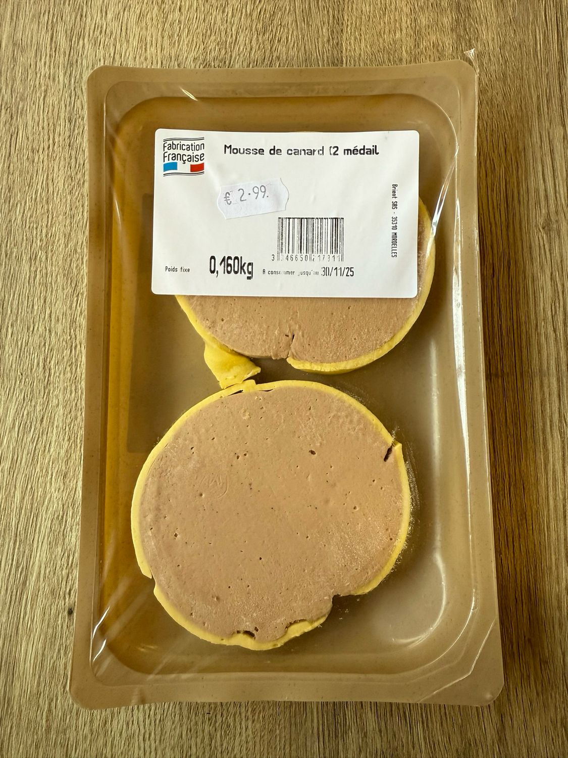 Mousse de canard - x2