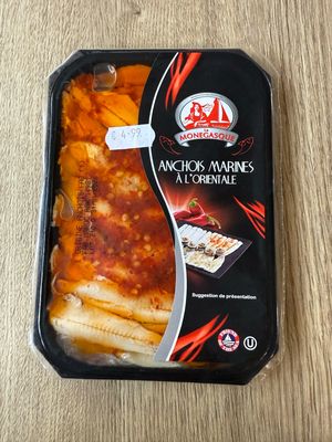 Anchois marinés à l’orientale