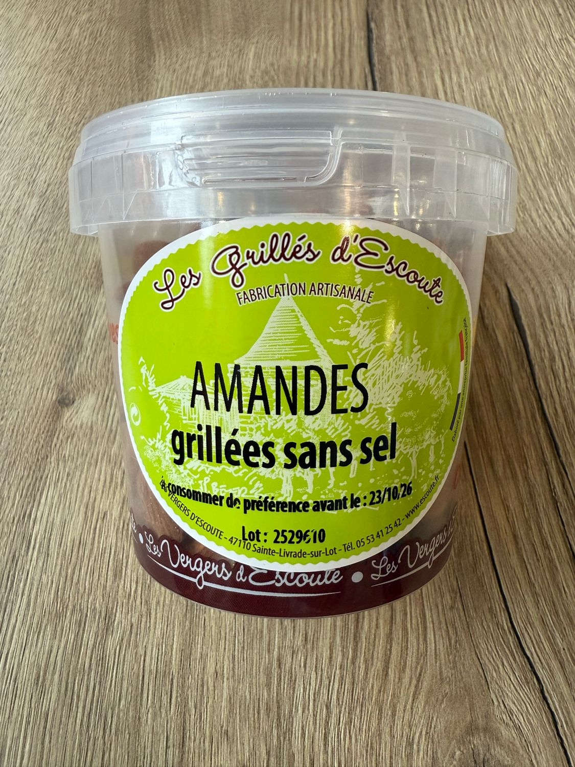 Amande grillé sans sel (250 g)