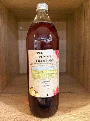 Pur jus pomme framboise