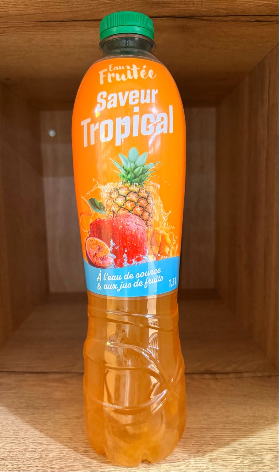 Eau fruitée saveur tropical