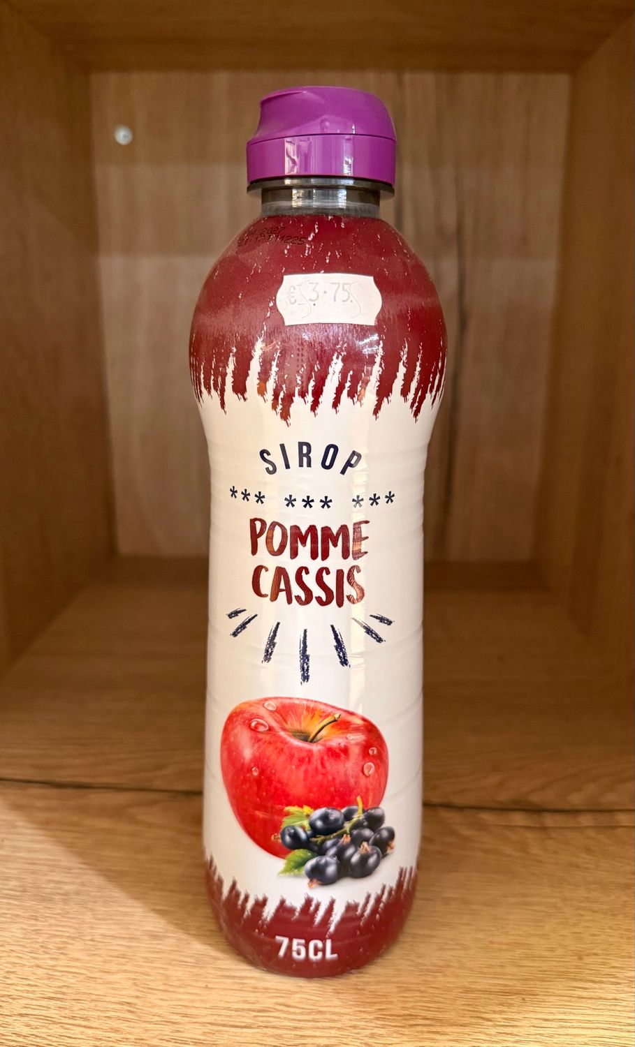 Sirop pomme cassis