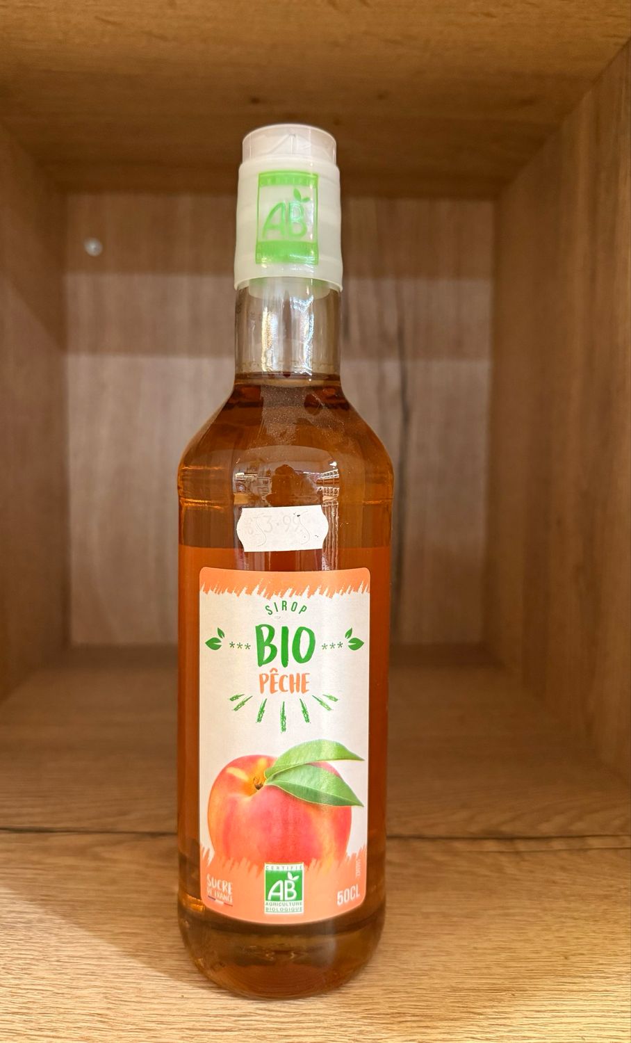 Sirop pêche bio