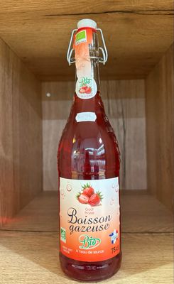 Boisson gazeuse fraise