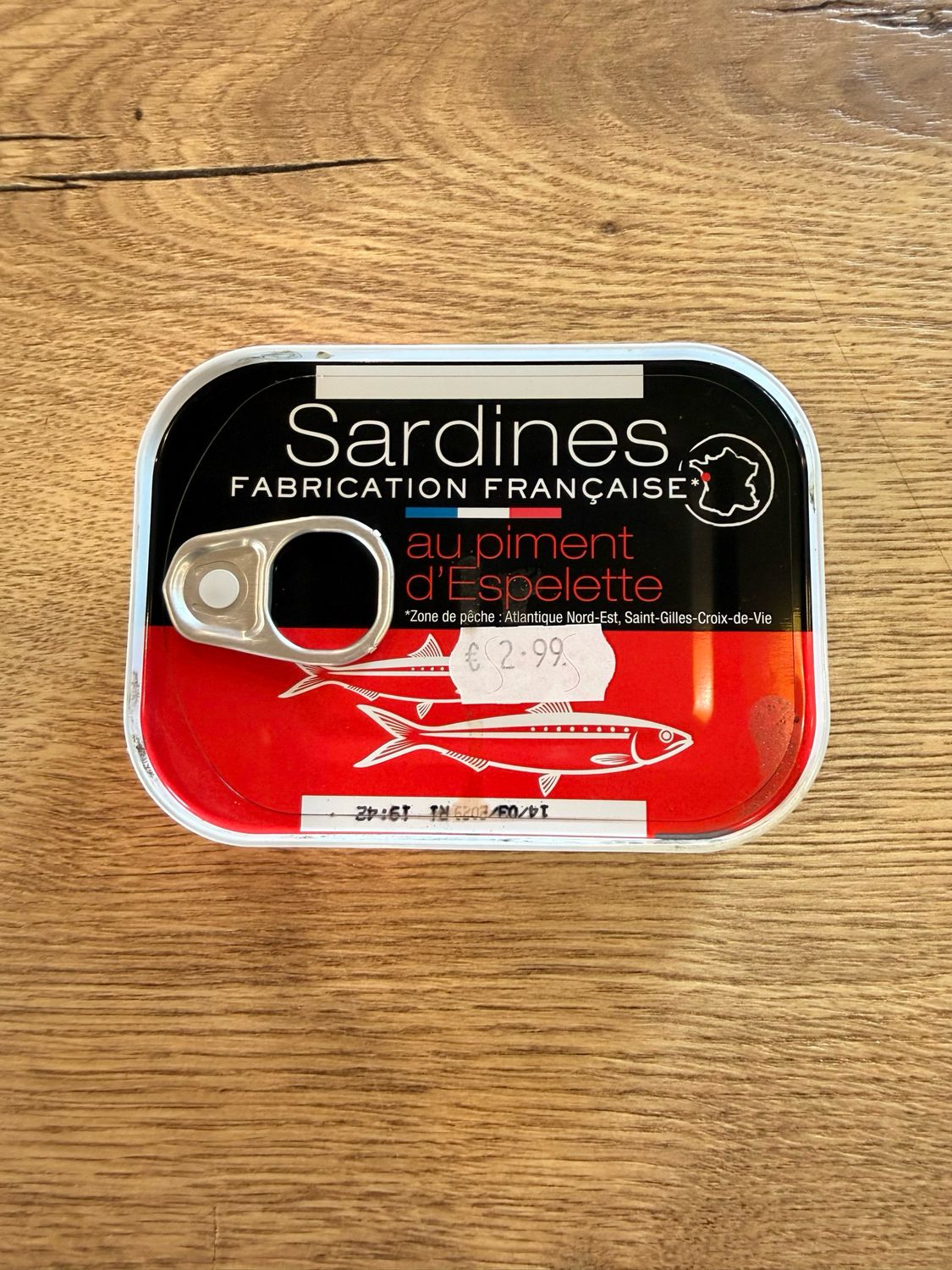 SARDINES au piment d’Espelette
