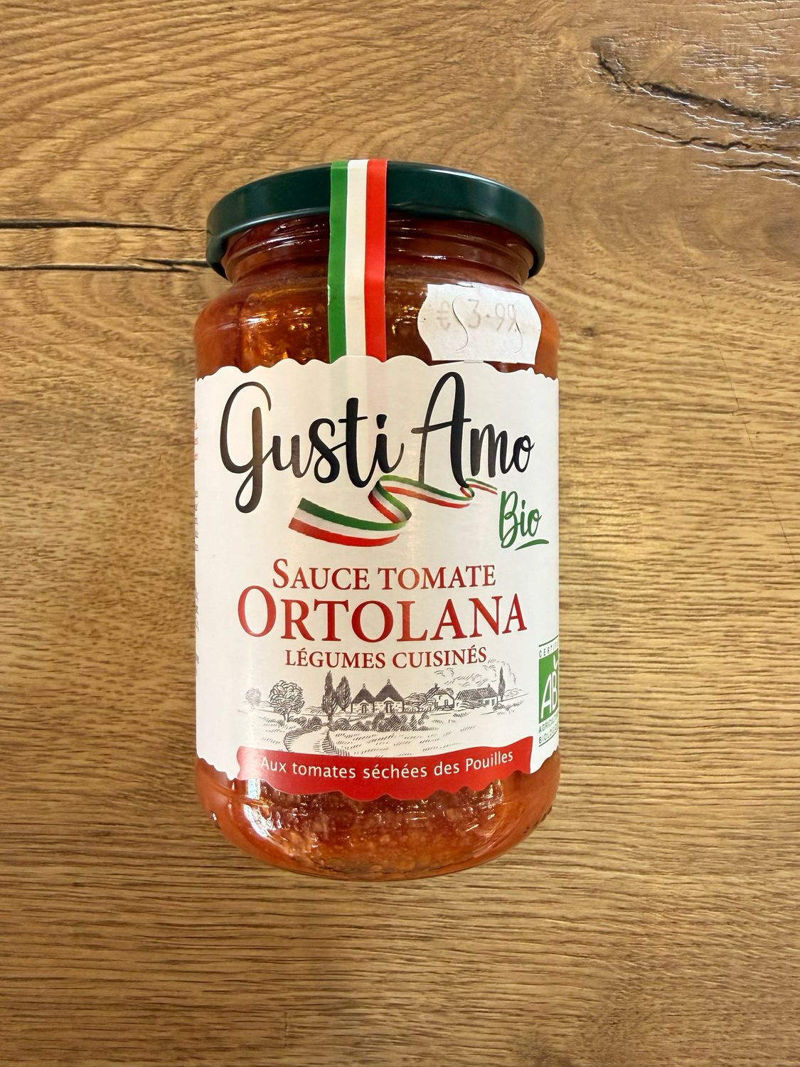 Sauce tomate bio