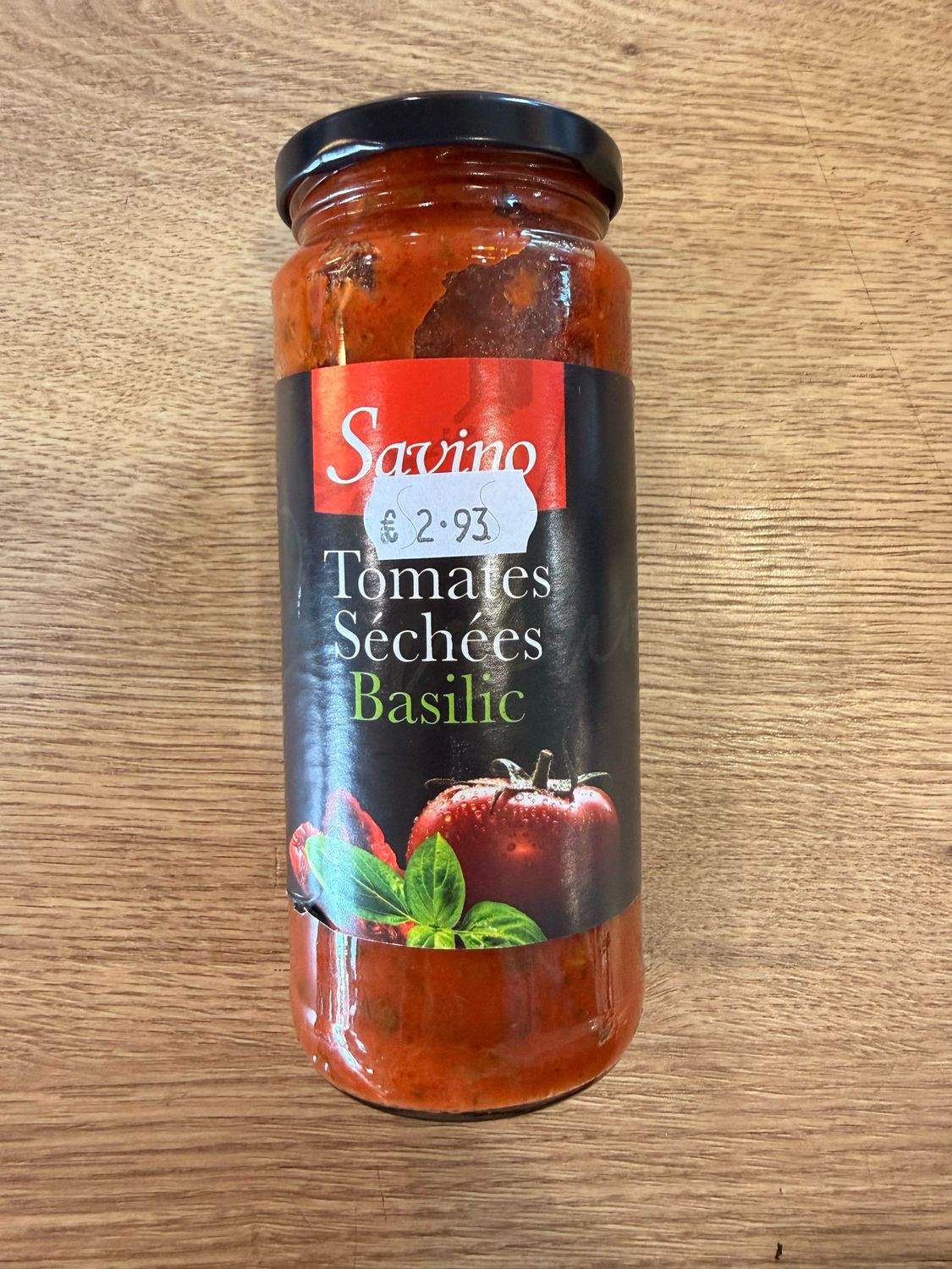 Sauce tomate séchées basilic