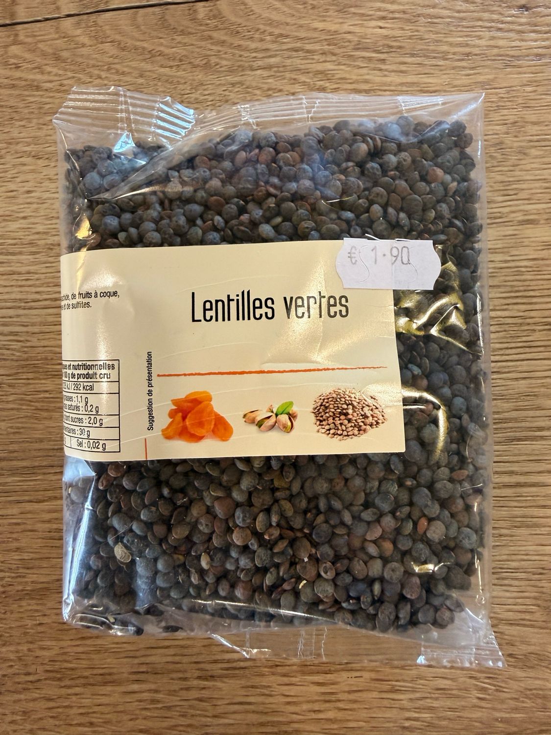 Lentilles vertes
