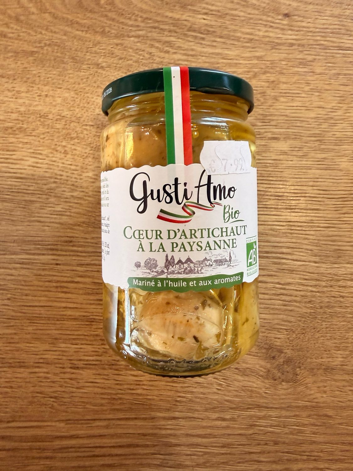 Cœur d’artichaut à la paysanne