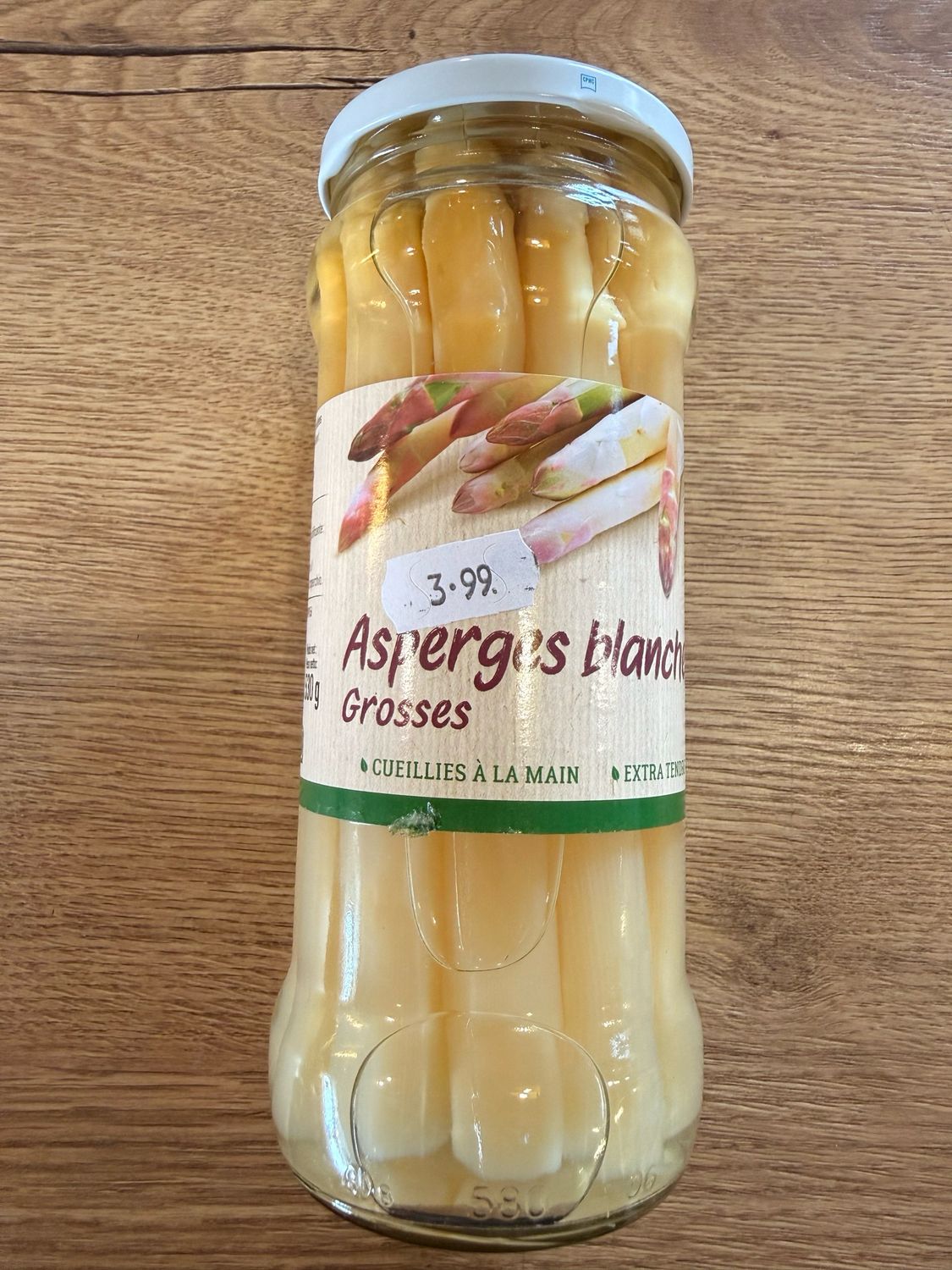 Asperges blanches grosses