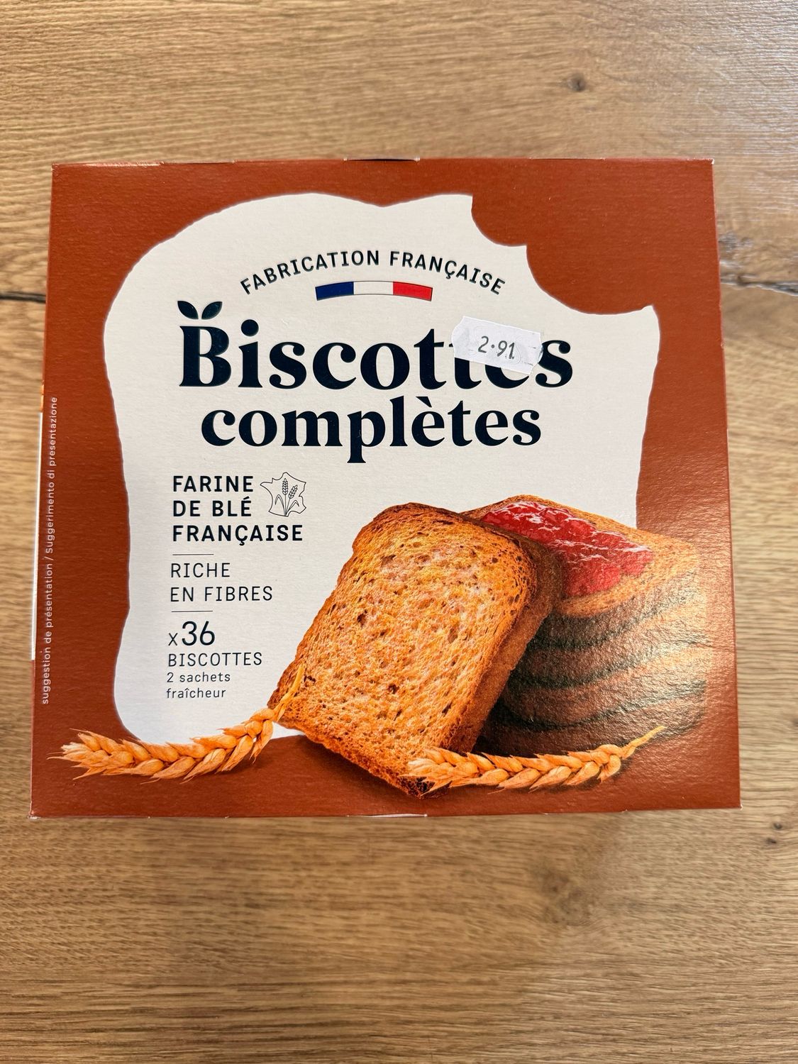 Biscottes complètes