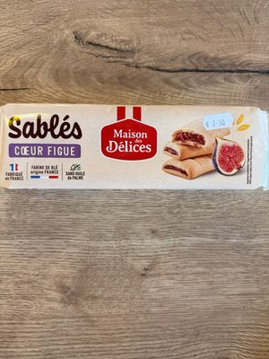 Sablés cœur figue