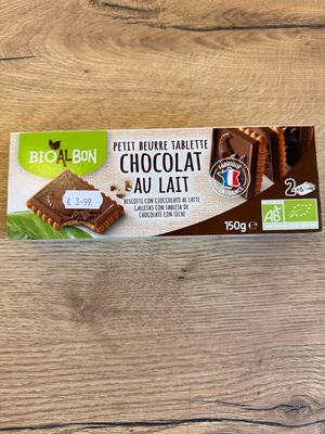 Petit beurre tablette chocolat au lait